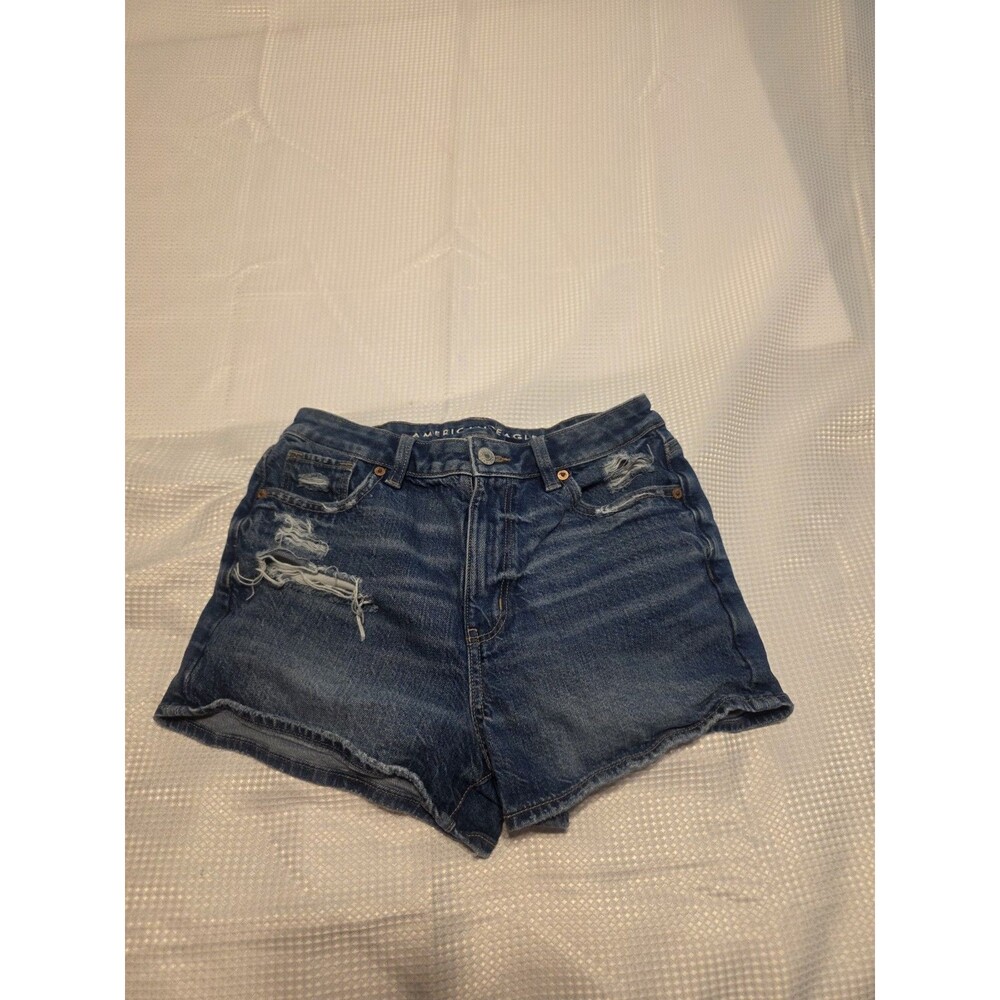Womens American Eagle (Strigid) Denim Distressed Shorts Size 2